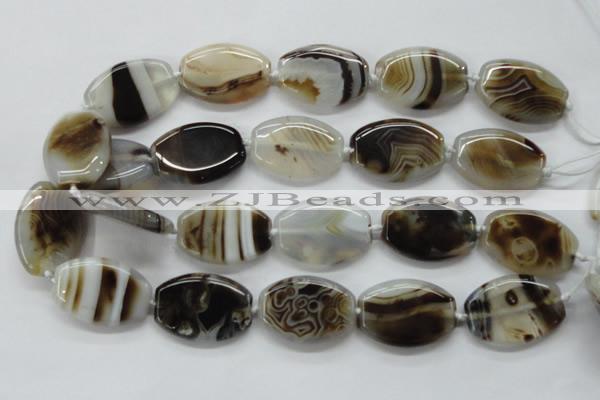 CAA532 15.5 inches 24*34mm flat drum madagascar agate beads