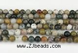 CAA5331 15.5 inches 8mm round ocean agate beads wholesale