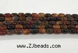 CAA5350 15.5 inches 10*14mm drum agate gemstone beads