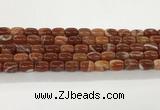 CAA5351 15.5 inches 10*14mm drum agate gemstone beads