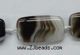 CAA536 15.5 inches 20*35mm rectangle madagascar agate beads