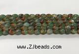 CAA5361 15.5 inches 8*12mm twisted rice agate gemstone beads