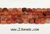 CAA5373 15.5 inches 10*12mm - 11*16mm faceted nuggets agate beads