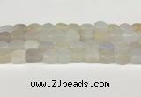 CAA5380 15.5 inches 10*12mm - 11*16mm faceted nuggets agate beads