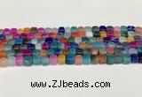 CAA5392 15.5 inches 6*7mm - 8*8mm nuggets agate gemstone beads