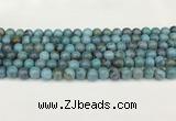 CAA5413 15.5 inches 8mm round agate gemstone beads