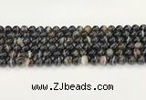 CAA5428 15.5 inches 8mm round agate gemstone beads