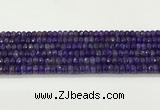 CAA5436 15.5 inches 6*8mm faceted rondelle agate gemstone beads