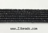 CAA5437 15.5 inches 6*8mm faceted rondelle agate gemstone beads