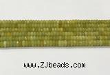 CAA5438 15.5 inches 6*8mm faceted rondelle agate gemstone beads