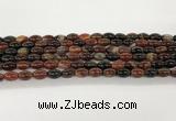 CAA5446 15.5 inches 8*12mm rice agate gemstone beads