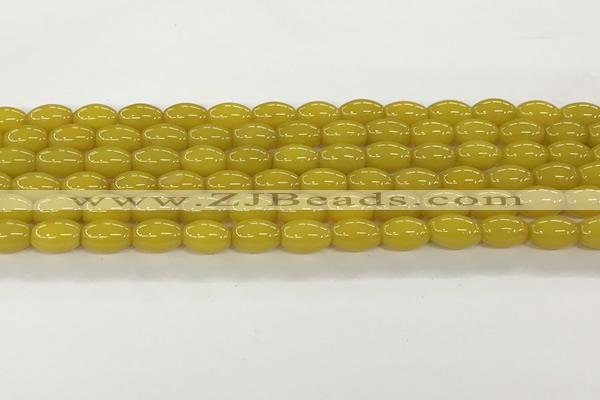 CAA5448 15.5 inches 8*12mm rice agate gemstone beads