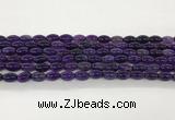 CAA5455 15.5 inches 8*12mm rice agate gemstone beads