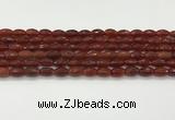 CAA5459 15.5 inches 8*12mm faceted rice agate beads
