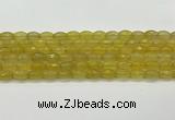 CAA5469 15.5 inches 8*12mm faceted rice agate beads