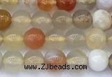 CAA5905 15 inches 4mm round colorful agate gemstone beads