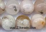 CAA5911 15 inches 8mm round sakura agate gemstone beads