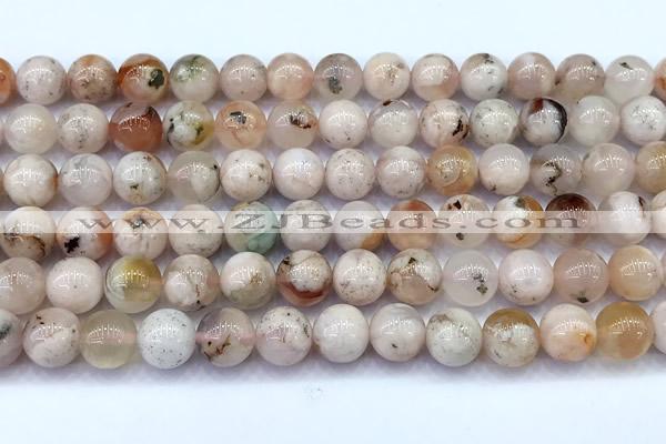 CAA5911 15 inches 8mm round sakura agate gemstone beads