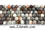 CAA6132 15 inches 8mm round Botswana agate beads wholesale