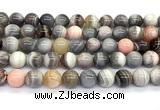 CAA6133 15 inches 10mm round Botswana agate beads wholesale