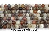 CAA6137 15 inches 4mm round Botswana agate beads wholesale