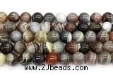 CAA6141 15 inches 12mm round Botswana agate beads wholesale