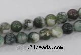 CAA701 15.5 inches 8mm round tree agate gemstone beads wholesale