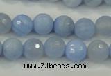 CAA738 15.5 inches 12mm faceted round blue lace agate beads wholesale