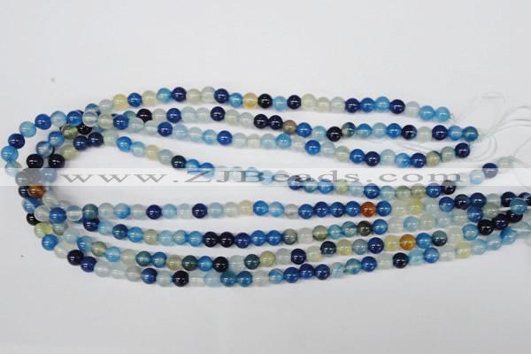 CAA930 15.5 inches 6mm round agate gemstone beads