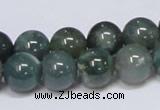 CAB386 15.5 inches 12mm round moss agate gemstone beads wholesale