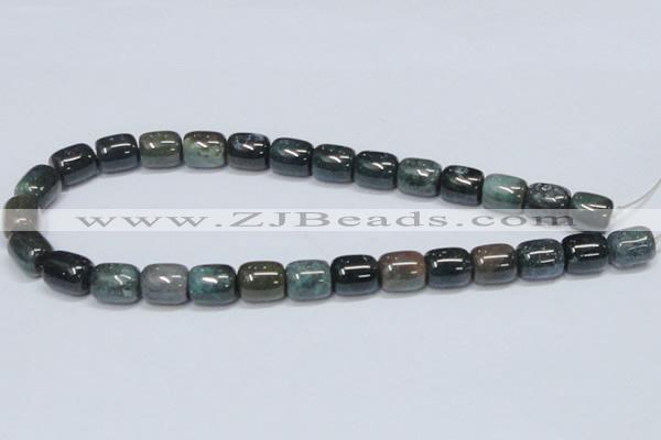 CAB393 15.5 inches 12*14mm column moss agate gemstone beads wholesale
