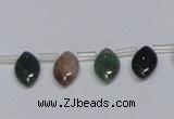 CAB412 15.5 inches 8*12mm horse eye moss agate gemstone beads