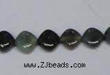 CAB418 15.5 inches 10*10mm rhombic moss agate gemstone beads