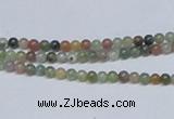 CAB429 15.5 inches 3mm round indian agate gemstone beads wholesale