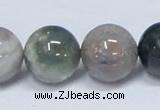 CAB436 15.5 inches 18mm round indian agate gemstone beads wholesale