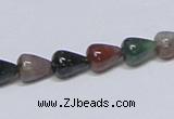 CAB444 15.5 inches 8*10mm teardrop indian agate gemstone beads