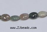 CAB456 15.5 inches 8*10mm oval indian agate gemstone beads wholesale