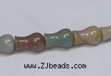 CAB465 15.5 inches 8*12mm vase-shaped indian agate gemstone beads