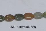 CAB467 15.5 inches 8*10mm freeform indian agate gemstone beads