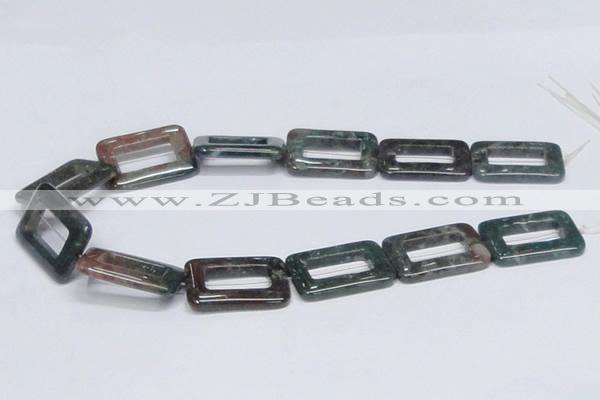 CAB471 15.5 inches 22*32mm rectangle indian agate gemstone beads