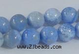 CAB647 15.5 inches 12mm round fire crackle agate beads wholesale