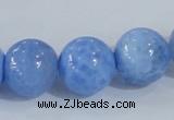 CAB649 15.5 inches 16mm round fire crackle agate beads wholesale