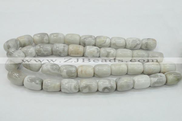 CAB904 15.5 inches 15*20mm drum natural crazy agate beads wholesale