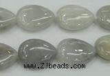 CAB908 15.5 inches 13*18mm flat teardrop natural crazy agate beads