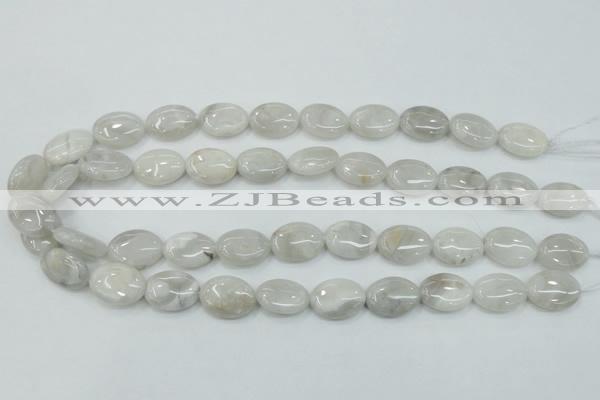 CAB911 15.5 inches 13*18mm oval natural crazy agate beads wholesale