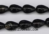 CAE21 15.5 inches 10*14mm teardrop astrophyllite beads wholesale