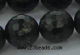 CAE42 15.5 inches 20mm faceted round astrophyllite beads wholesale