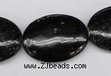 CAE61 15.5 inches 22*30mm oval astrophyllite beads wholesale