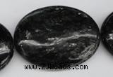 CAE63 15.5 inches 30*40mm oval astrophyllite beads wholesale