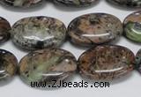 CAF126 15.5 inches 12*16mm oval Africa stone beads wholesale